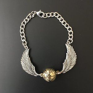 Golden snitch bracelet